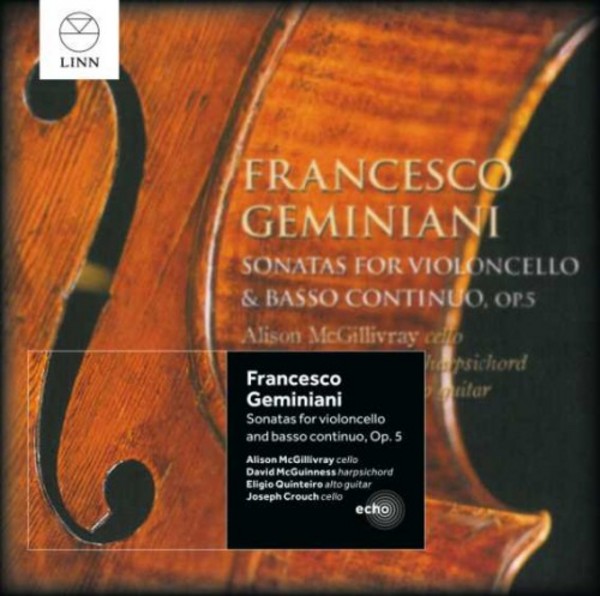 Geminiani - Sonatas for Violoncello & Basso Continuo Op.5 | Linn BKD251