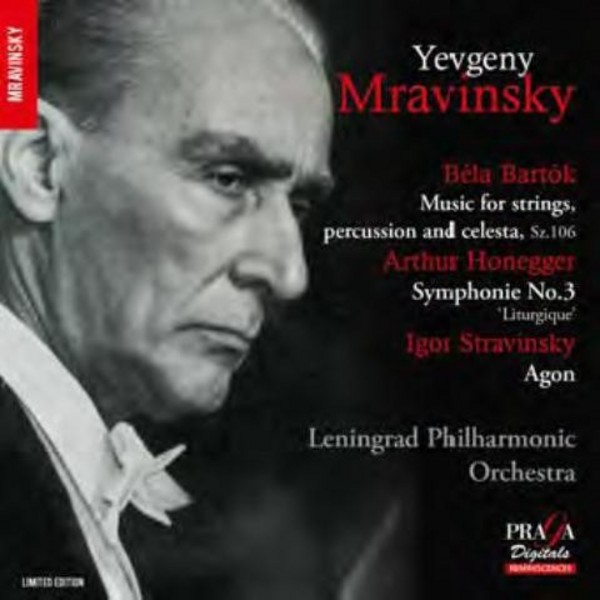 Yevgeny Mravinsky conducts Bartok, Honegger and Stravinsky | Praga Digitals DSD350087