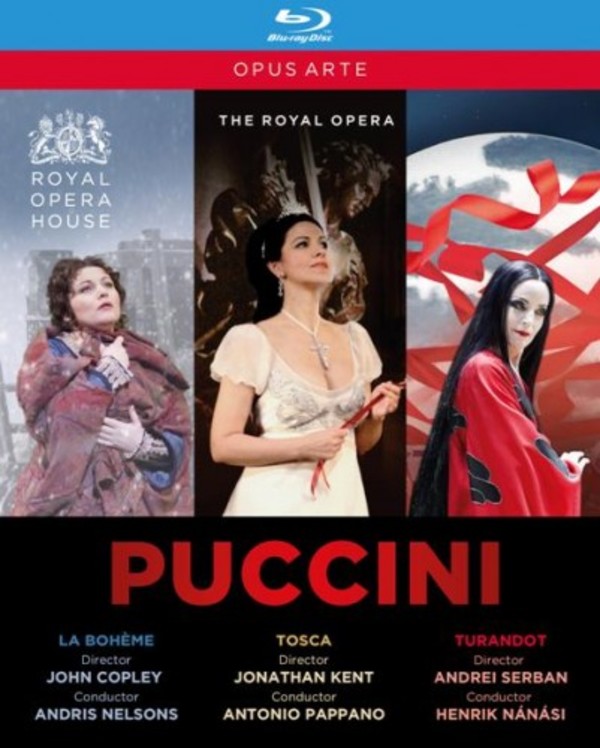 Puccini - La Boheme, Turandot, Tosca (Blu-ray) | Opus Arte OABD7176BD