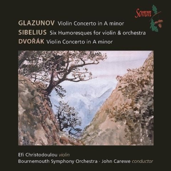 Glazunov / Sibelius / Dvorak - Works for Violin & Orchestra | Somm SOMMCD0153