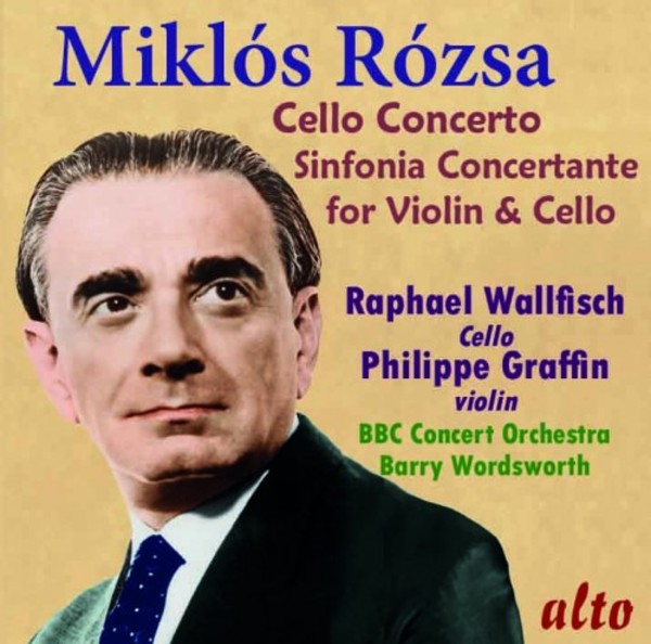 Rozsa - Cello Concerto, Sinfonia Concertante | Alto ALC1274