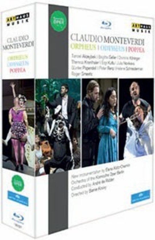 Monteverdi - Orpheus, Odysseus, Poppea (Blu-ray) | Arthaus 109127
