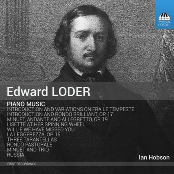 Edward Loder - Piano Music | Toccata Classics TOCC0322