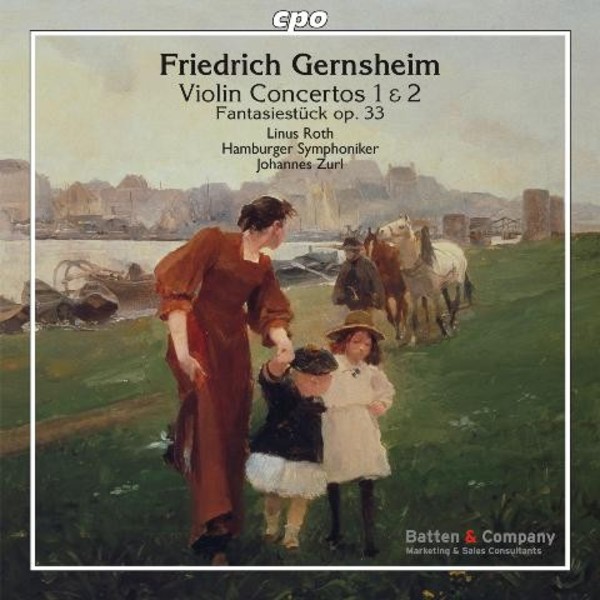 Friedrich Gernsheim - Violin Concertos, Fantasiestuck | CPO 7778612