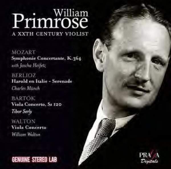 William Primrose: A 20th Century Violist | Praga Digitals PRD250324