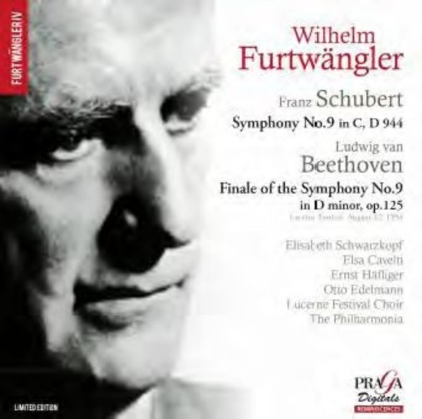 Schubert - Symphony No.9 / Beethoven - Finale of Symphony No.9 | Praga Digitals DSD350085