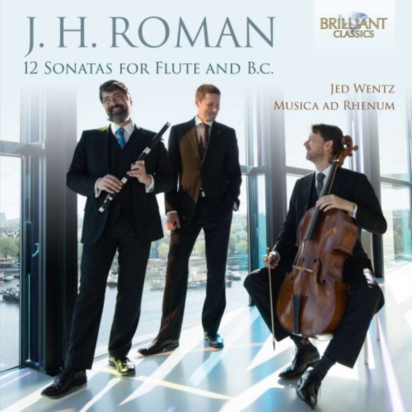 Johan Helmich Roman - 12 Sonatas for Flute and B.C. | Brilliant Classics 95214