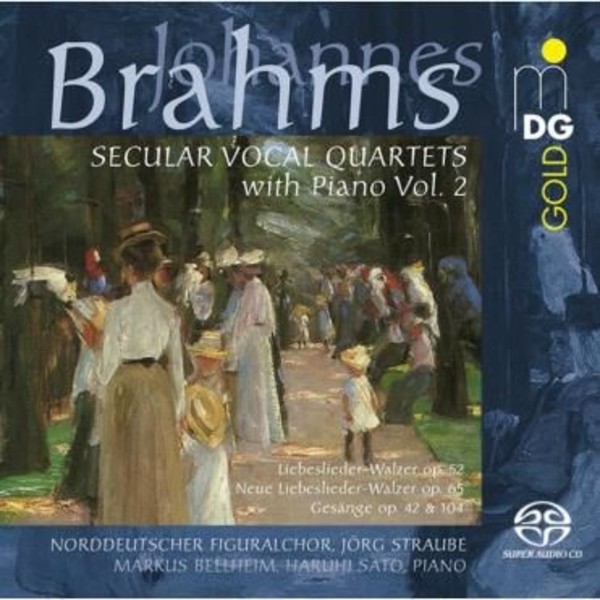 Brahms - Secular Vocal Quartets with Piano Vol.2 | MDG (Dabringhaus und Grimm) MDG9471920