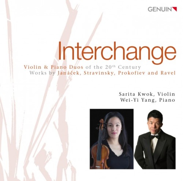 Interchange: Violin & Piano Duos of the 20th Century | Genuin GEN16548
