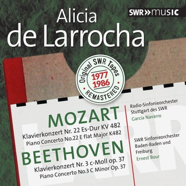Alicia de Larrocha plays Mozart and Beethoven Concertos