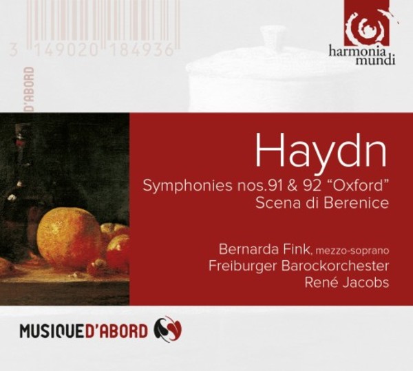 Haydn - Symphonies 91 & 92, Scena di Berenice | Harmonia Mundi - Musique d'Abord HMA1951849