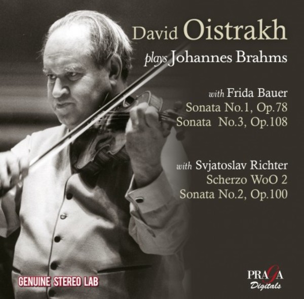 Brahms - Violin Sonatas, F-A-E Scherzo | Praga Digitals PRD250321
