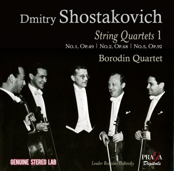 Shostakovich - String Quartets Vol.1 | Praga Digitals PRD250323