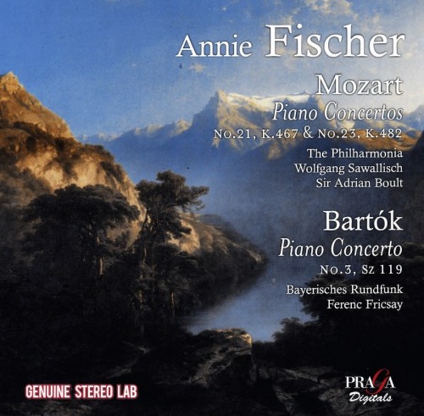 Mozart - Piano Concertos 21 & 23, Bartok - Piano Concerto no.3 | Praga Digitals PRD250326