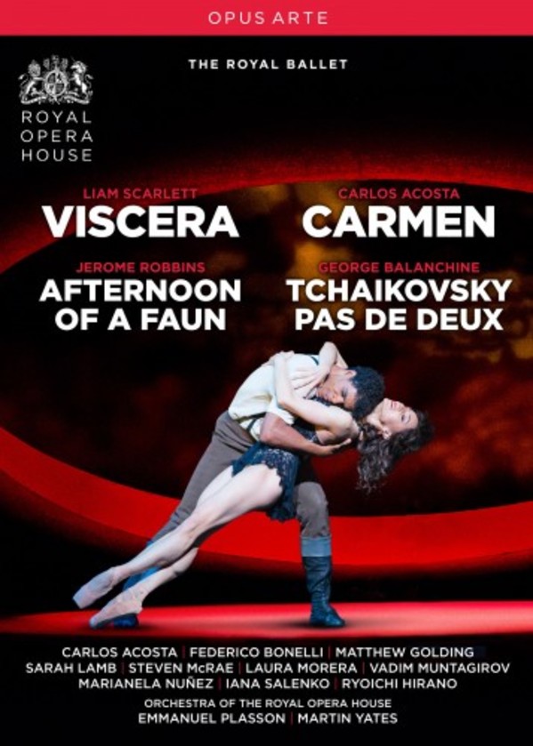 Viscera; Carmen; Afternoon of a Faun; Tchaikovsky pas de deux (DVD) | Opus Arte OA1212D