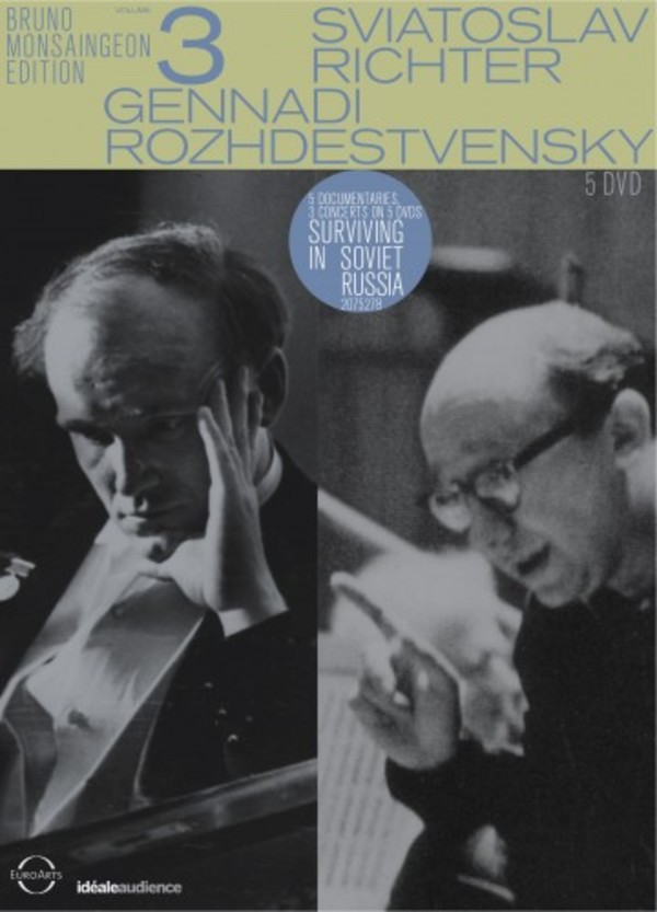 Bruno Monsaingeon Edition Vol.3: Sviatoslav Richter, Gennady Rozhdestvensky (DVD) | Euroarts 2427527