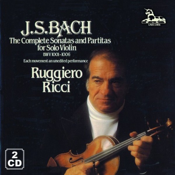 JS Bach - Sonatas & Partitas BWV1001-1006 | Unicorn Kanchana UKCD20534