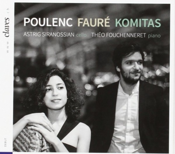 Poulenc, Faure, Komitas - Music for Cello & Piano | Claves CD1604
