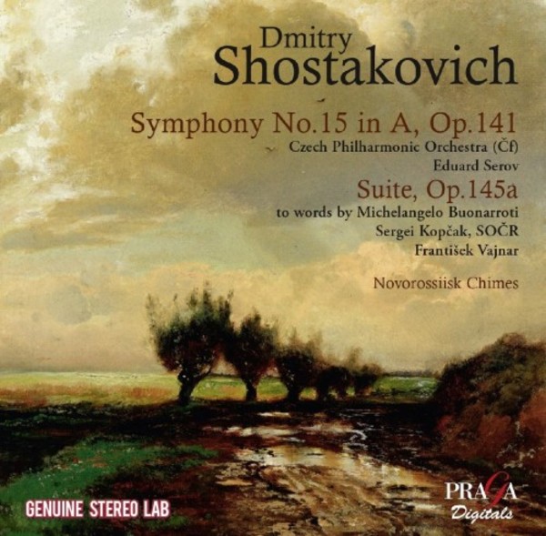 Shostakovich - Symphony no.15, Michelangelo Suite | Praga Digitals PRD250334