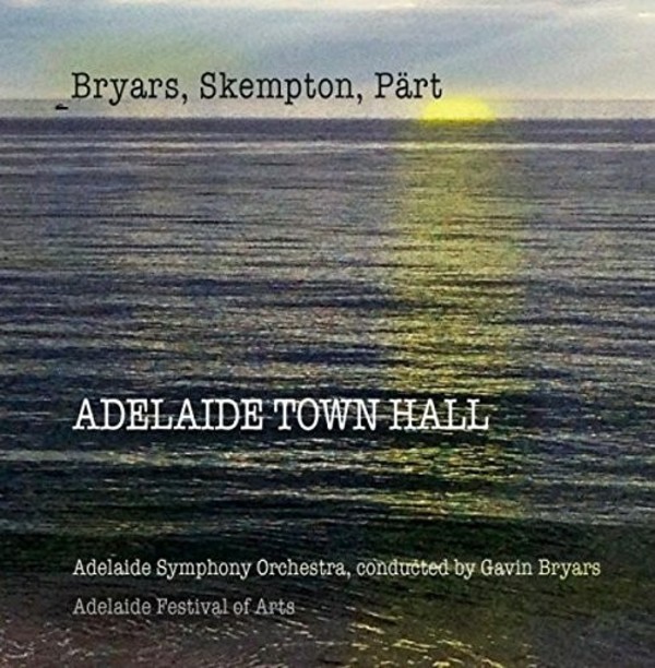 Gavin Bryars at Adelaide Town Hall | GB Records BCGBCD25
