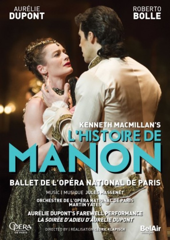 Kenneth MacMillan - L’Histoire de Manon (DVD) | Bel Air BAC135