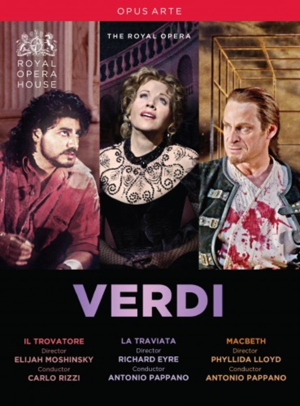 Verdi - Il trovatore, La traviata, Macbeth (DVD) | Opus Arte OA1190BD