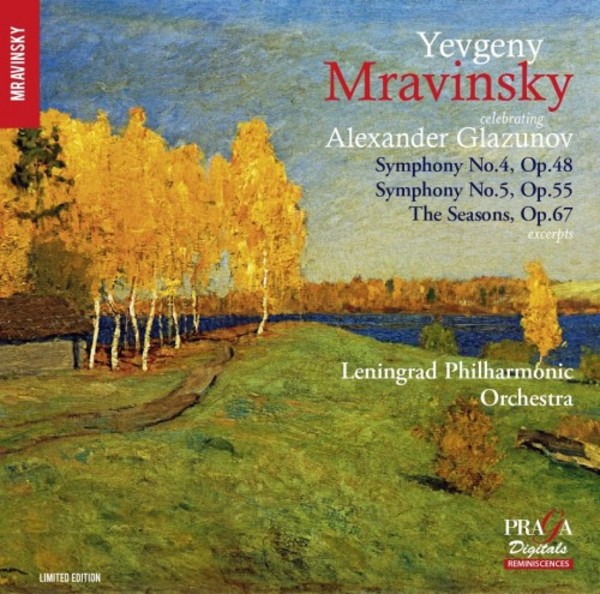 Glazunov - Symphonies 4 & 5, The Seasons | Praga Digitals DSD350129