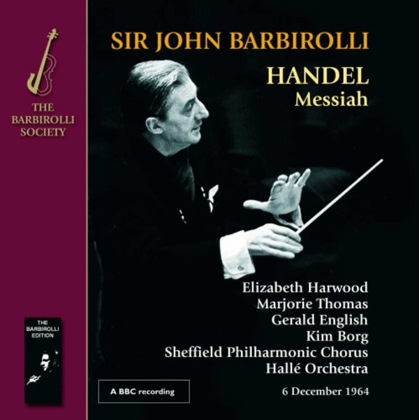 Handel - Messiah | Barbirolli Society SJB108687