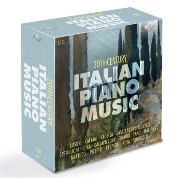 20th-Century Italian Piano Music | Brilliant Classics 9470