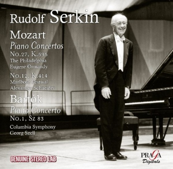 Mozart - Piano Concertos 27 & 12; Bartok Piano Concerto no.1 | Praga Digitals PRD250350