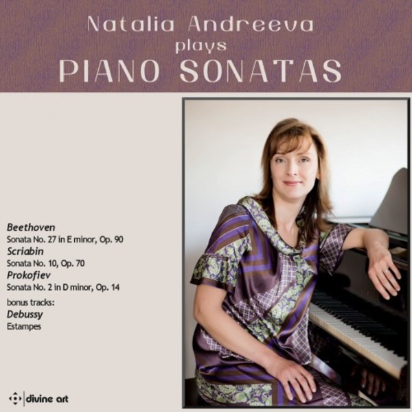 Natalia Andreeva plays Piano Sonatas | Divine Art DDA25140