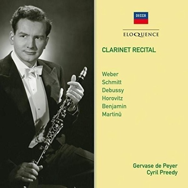 Gervase de Peyer: Clarinet Recital | Australian Eloquence ELQ4822851
