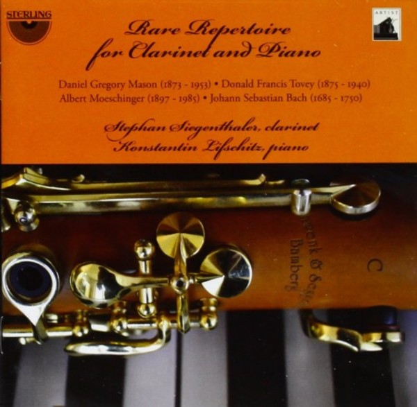 Rare Repertoire for Clarinet and Piano | Sterling CDA1677