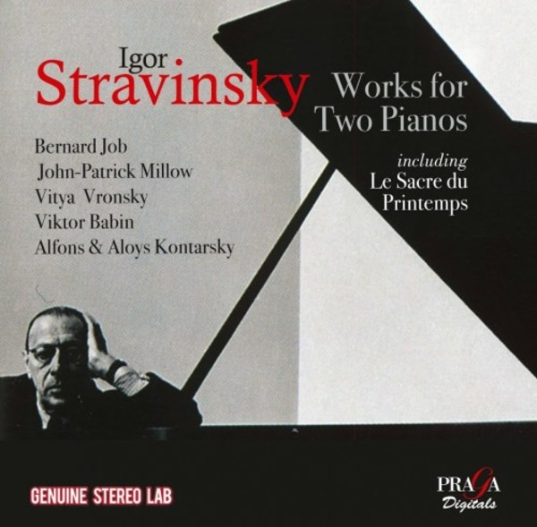 Stravinsky - Works for Two Pianos | Praga Digitals PRD250379