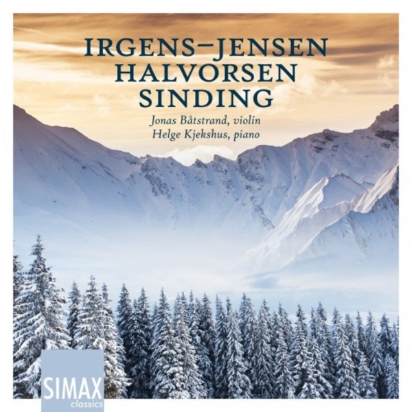 Irgens-Jensen, Halvorsen, Sinding - Music for Violin & Piano | Simax PSC1335