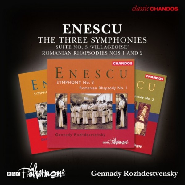 Enescu - Symphonies 1-3, Suite no.3, Romanian Rhapsodies | Chandos - Classics CHAN109843X