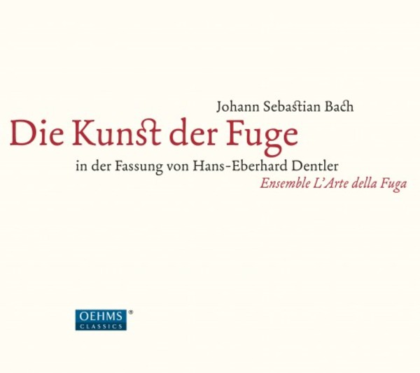 JS Bach - The Art of Fugue (arr. Hans-Eberhard Dentler)