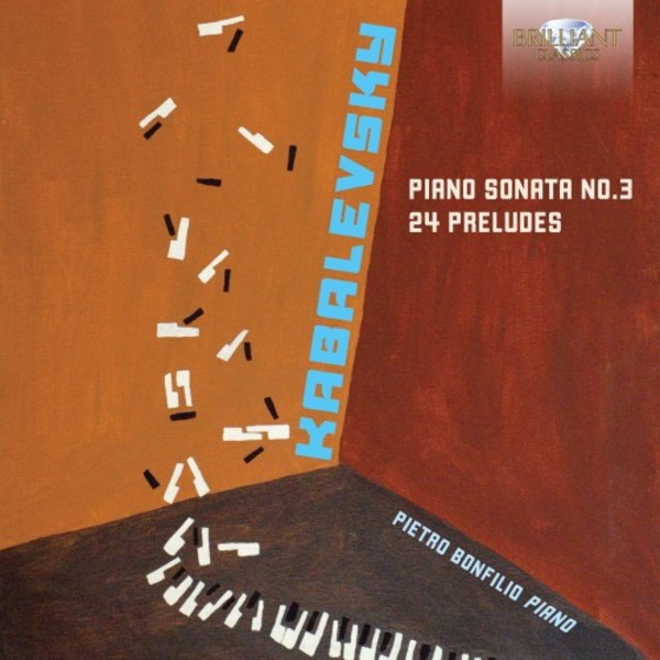 Kabalevsky - Piano Sonata no.3, 24 Preludes | Brilliant Classics 95256