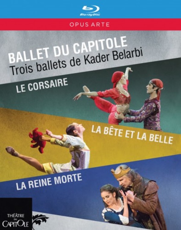 3 Ballets de Kader Belarbi: Le Corsaire, La Bte et la Belle, La Reine morte (Blu-ray)