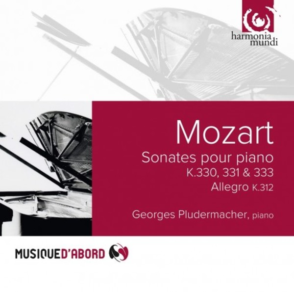 Mozart - Piano Sonatas K 330, 331 & 333 | Harmonia Mundi - Musique d'Abord HMA1901374