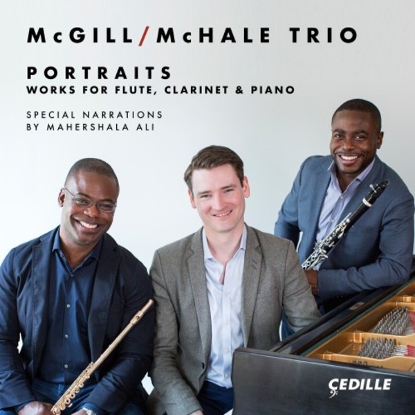 Portraits: Works for Flute, Clarinet & Piano | Cedille Records CDR90000172