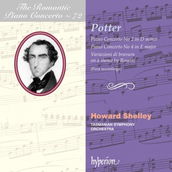 The Romantic Piano Concerto Vol.72: Cipriani Potter | Hyperion - Romantic Piano Concertos CDA68151