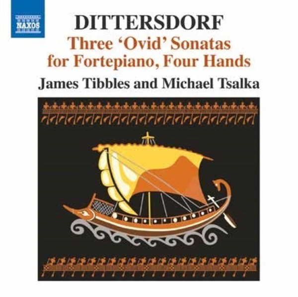 Dittersdorf - Three Ovid Sonatas for piano duet | Naxos 8573740