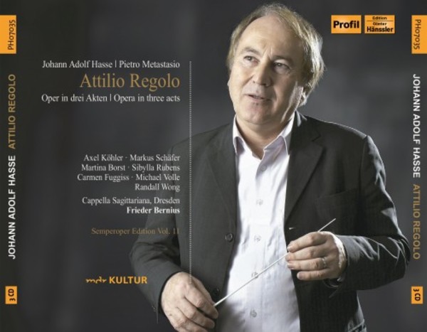 Semperoper Edition Vol.11: Hasse - Attilio Regolo | Haenssler Profil PH07035