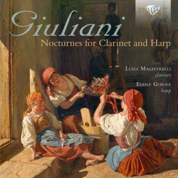 GF Giuliani - Nocturnes for Clarinet and Harp | Brilliant Classics 95541