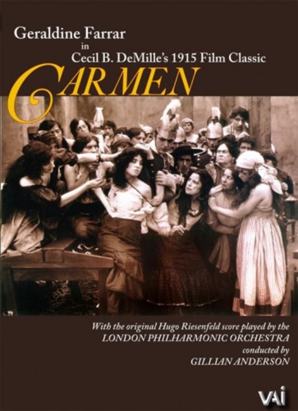 Cecil B DeMilles Carmen (1915 film) | VAI DVDVAI4362