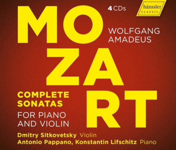 Mozart - Complete Sonatas for Piano and Violin | Haenssler Classic HC17013