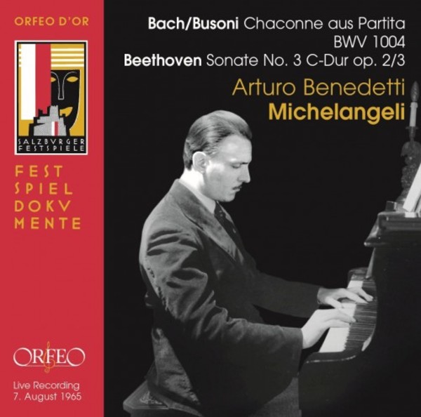 Bach-Busoni - Chaconne; Beethoven - Piano Sonata no.3