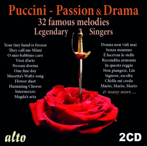 Puccini - Passion & Drama: 32 Famous Melodies | Alto ALC1601