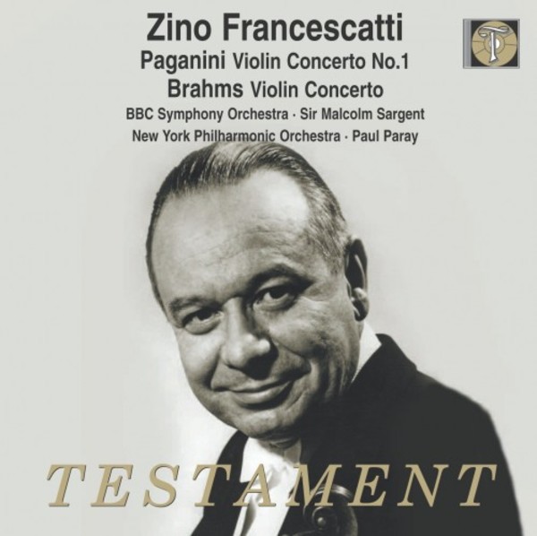 Zino Francescatti plays Concertos by Paganini & Brahms